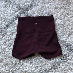 Wunder Under Train shorts 4 VEUC hemmed 3”